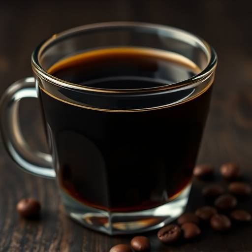 A shot of rich, dark espresso.
